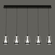 Подвесной светильник Delight Collection MD24001011-5B black/smoky
