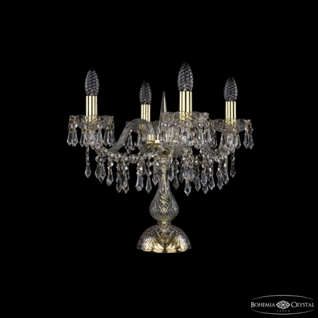 Настольная лампа Bohemia Ivele Crystal 1403L/4/141-39 G Настольная лампа Bohemia Ivele Crystal 1403L/4/141-39 G