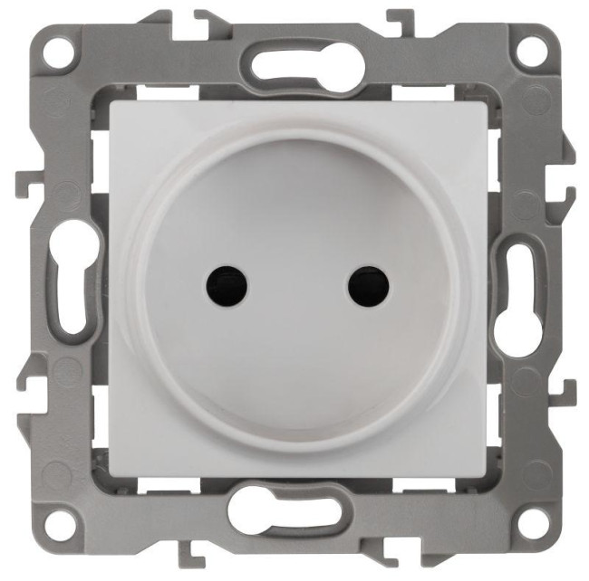 Розетка ЭРА 12 2P 16A 250V 12-2105-01 Б0018254 Розетка ЭРА 12 2P 16A 250V 12-2105-01 Б0018254