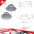 Встраиваемый светильник Reluce 16090-9.0-001RLD MR16 CL Встраиваемый светильник Reluce 16090-9.0-001RLD MR16 CL