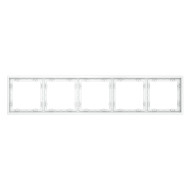 Рамка на 5 постов Voltum S70 VLS100502 (белый матовый)