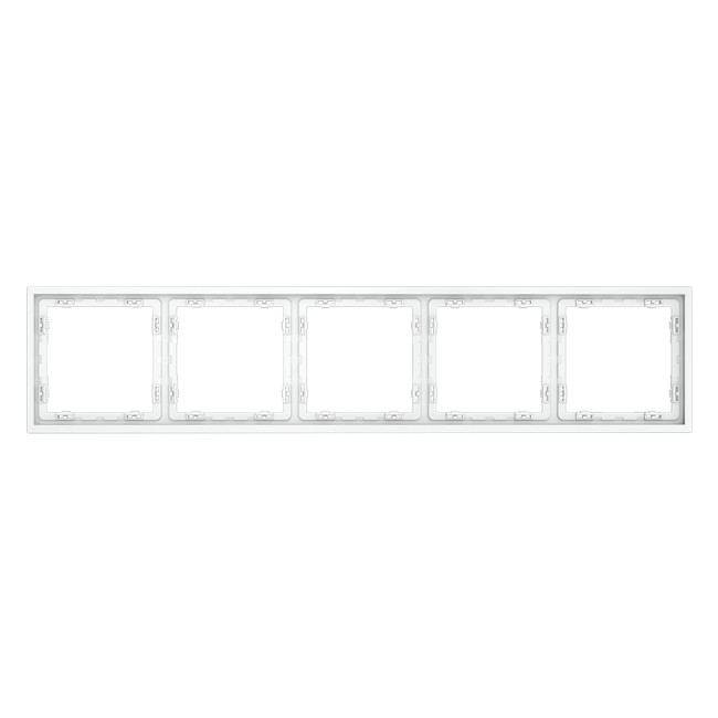 Рамка на 5 постов Voltum S70 VLS100502 (белый матовый)