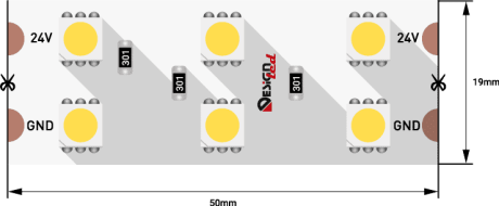 Светодиодная лента DesignLed DSG5120-24-NW-33 001133 Светодиодная лента DesignLed DSG5120-24-NW-33 001133