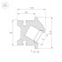 Профиль Arlight SL-BEVEL-H12-F13-2000 ANOD 043748 Профиль Arlight SL-BEVEL-H12-F13-2000 ANOD 043748