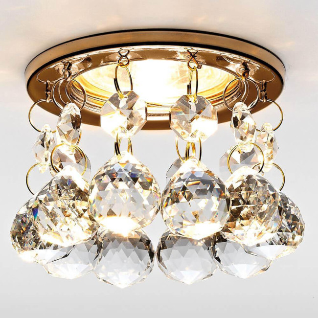 Встраиваемый светильник Ambrella Light Crystal K2051 CH/CL Встраиваемый светильник Ambrella Light Crystal K2051 CH/CL