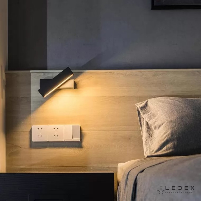 Настенный светильник iLedex Firefox 8104W-10W-3000K BK Настенный светильник iLedex Firefox 8104W-10W-3000K BK