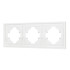 Рамка пластиковая на 3 поста Arlight FRM-TENDO-SFPL-3-WH 054653 Рамка пластиковая на 3 поста Arlight FRM-TENDO-SFPL-3-WH 054653