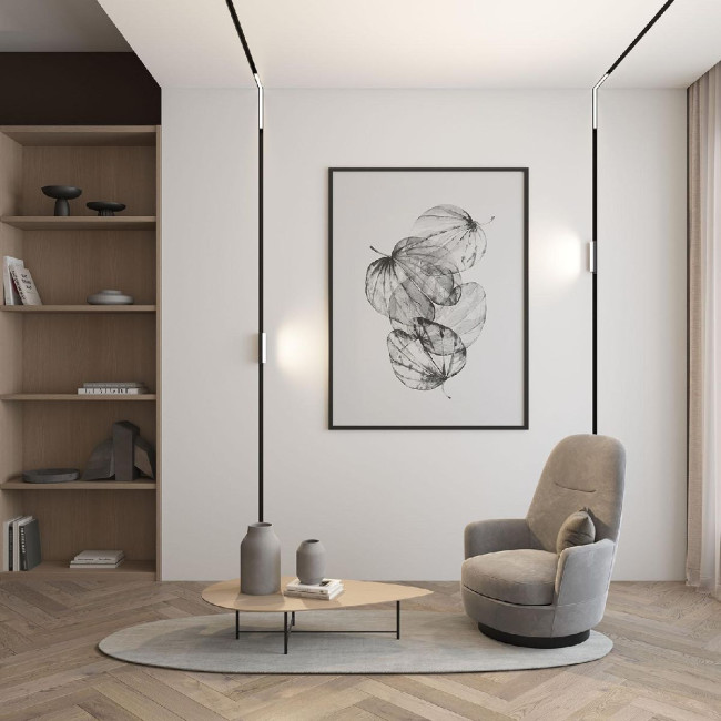 Трековый однофазный светильник Denkirs Smart Linear DK8015-BK Трековый однофазный светильник Denkirs Smart Linear DK8015-BK