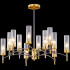 Люстра на штанге Illumico IL5177-6+6PLS-29 BRASS TUBO Люстра на штанге Illumico IL5177-6+6PLS-29 BRASS TUBO