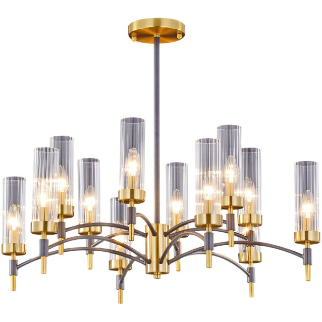 Люстра на штанге Illumico IL5177-6+6PLS-29 BRASS TUBO Люстра на штанге Illumico IL5177-6+6PLS-29 BRASS TUBO