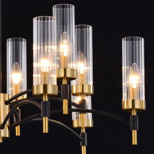 Люстра на штанге Illumico IL5177-6+6PLS-29 BRASS TUBO Люстра на штанге Illumico IL5177-6+6PLS-29 BRASS TUBO
