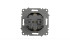 Розетка с крышкой и заземлением ELBI Zena Vega 609-011100-218 Розетка с крышкой и заземлением ELBI Zena Vega 609-011100-218