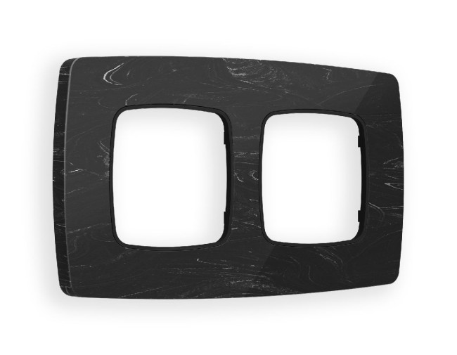 Рамка двухместная Ambrella Volt Opera OF940702 Рамка двухместная Ambrella Volt Opera OF940702