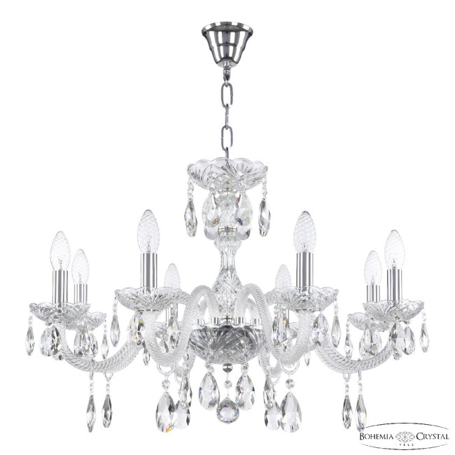 Подвесная люстра Bohemia Ivele Crystal 117/8/240 Ni Подвесная люстра Bohemia Ivele Crystal 117/8/240 Ni