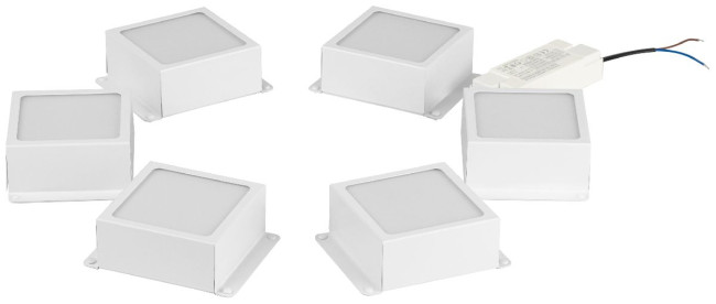 Встраиваемый светильник (комплект из 6 шт.) Эра SPO-646-3-5K-W6 Б0063051 Встраиваемый светильник (комплект из 6 шт.) Эра SPO-646-3-5K-W6 Б0063051