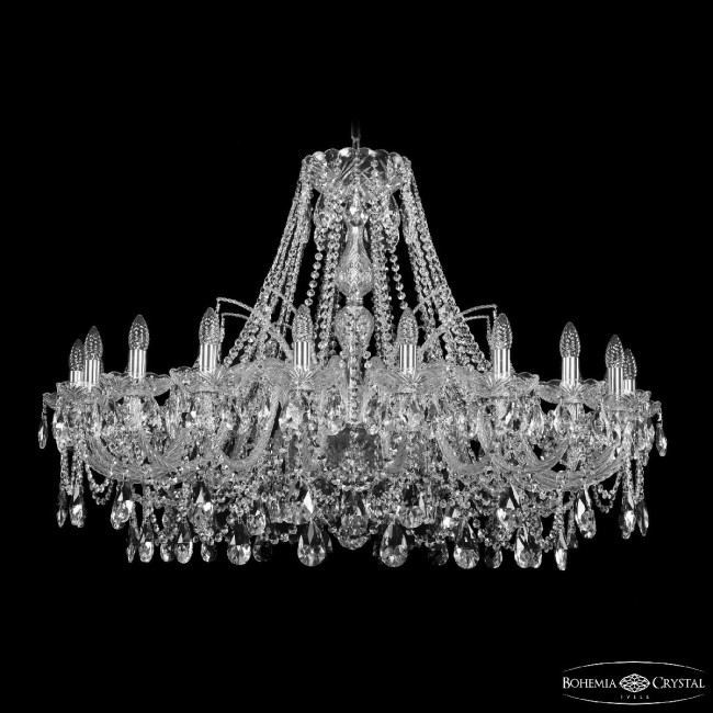 Подвесная люстра Bohemia Ivele Crystal 1411/20/400 Ni Подвесная люстра Bohemia Ivele Crystal 1411/20/400 Ni