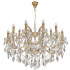 Подвесная люстра Crystal Lux Hollywood SP12+6 Gold Подвесная люстра Crystal Lux Hollywood SP12+6 Gold