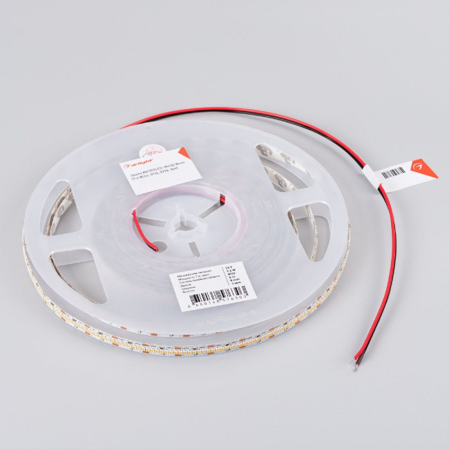 Светодиодная лента Arlight MICROLED-M420-8mm 24V Day4000 (9.6 W/m, IP20, 2216, 5m) 046743 Светодиодная лента Arlight MICROLED-M420-8mm 24V Day4000 (9.6 W/m, IP20, 2216, 5m) 046743
