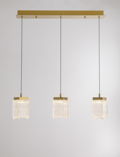 Подвесной светильник MD25020403-3B2 Satin gold