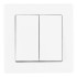 Выключатель двухклавишный Arte Milano SET06-1-30-2 white Выключатель двухклавишный Arte Milano SET06-1-30-2 white