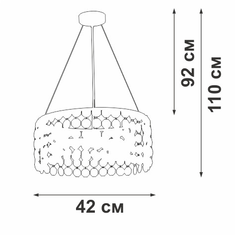 Подвесная люстра Vitaluce V5329-8/3S Подвесная люстра Vitaluce V5329-8/3S