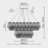 Подвесная люстра Modelux ML.7445.800.500 GD Подвесная люстра Modelux ML.7445.800.500 GD