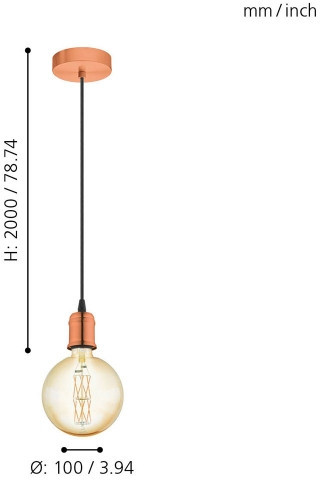 Подвесной светильник Eglo Yorth 32539 Подвесной светильник Eglo Yorth 32539