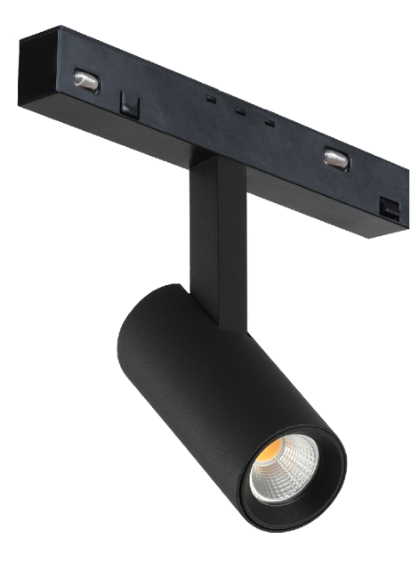 Трековый магнитный светильник iLedex Vision 4822-005-D34-8W-40DG-3000K-BK