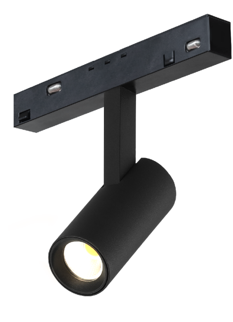 Трековый магнитный светильник iLedex Vision 4822-005-D34-8W-40DG-3000K-BK