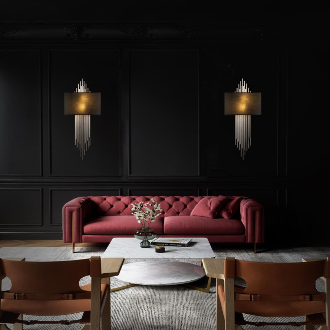 Настенный светильник Loft IT Elegio 10107 Silver black Настенный светильник Loft IT Elegio 10107 Silver black