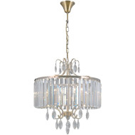 Подвесная люстра Illumico IL3519-5PSQ-24 AB LYRA