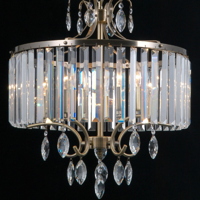 Подвесная люстра Illumico IL3519-5PSQ-24 AB LYRA