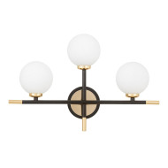 Бра Lumina Deco Marsiada LDW 6033N-3 BK+F.GD Бра Lumina Deco Marsiada LDW 6033N-3 BK+F.GD