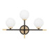 Бра Lumina Deco Marsiada LDW 6033N-3 BK+F.GD