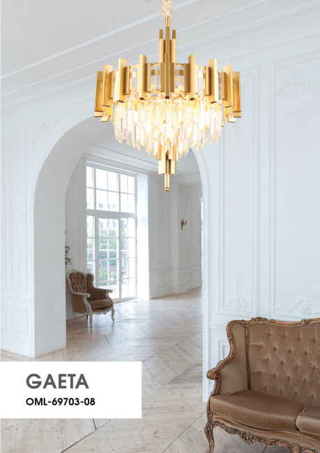 Подвесная люстра Omnilux Gaeta OML-69703-08 Подвесная люстра Omnilux Gaeta OML-69703-08