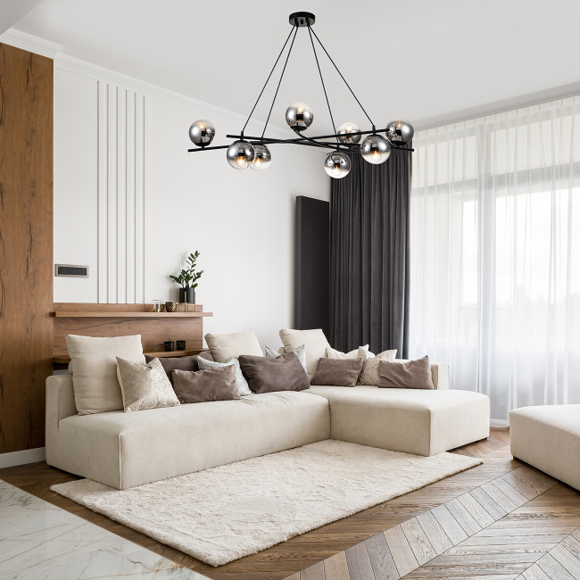 Подвесная люстра Escada Balance 1119/8S Black Подвесная люстра Escada Balance 1119/8S Black