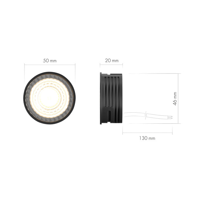 Светодиодный модуль Denkirs Slim LED 7W 4000К DK4000-7W-BK Светодиодный модуль Denkirs Slim LED 7W 4000К DK4000-7W-BK