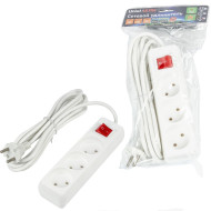 Удлинитель бытовой Uniel Ultra S-CU3-3B WHITE UL-00009995 Удлинитель бытовой Uniel Ultra S-CU3-3B WHITE UL-00009995