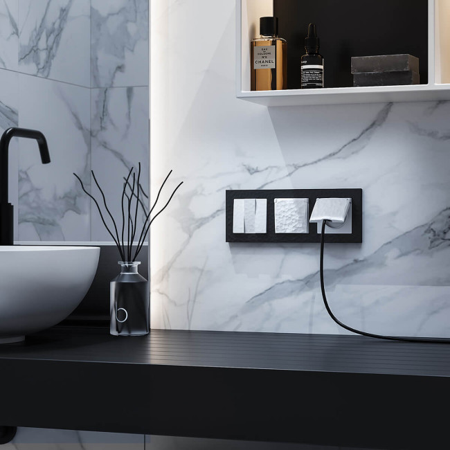 Рамка Werkel Hammer черный 4690389163449