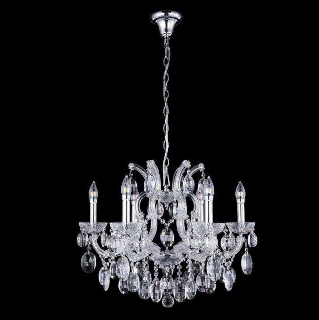 Подвесная люстра Crystal Lux Hollywood SP6 Chrome Подвесная люстра Crystal Lux Hollywood SP6 Chrome