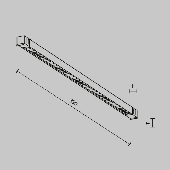 Трековый магнитный светильник Maytoni Technical Points Exility X TR241-2-6W3K-B Трековый магнитный светильник Maytoni Technical Points Exility X TR241-2-6W3K-B