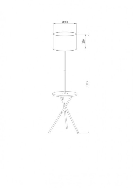 Торшер ARTE Lamp A2070PN-1BK Торшер ARTE Lamp A2070PN-1BK