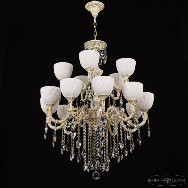 Подвесная люстра Bohemia Ivele Crystal AL79101/10+5/250/2D B WMG P1 U Line Подвесная люстра Bohemia Ivele Crystal AL79101/10+5/250/2D B WMG P1 U Line