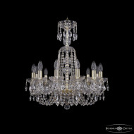 Подвесная люстра Bohemia Ivele Crystal 1402/12/195/XL-64 G Подвесная люстра Bohemia Ivele Crystal 1402/12/195/XL-64 G