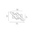 Фиксатор трека к потолку тип G к шинопроводу 5040xx-(F)/(R) Quattro Lightstar 504196-02 Фиксатор трека к потолку тип G к шинопроводу 5040xx-(F)/(R) Quattro Lightstar 504196-02