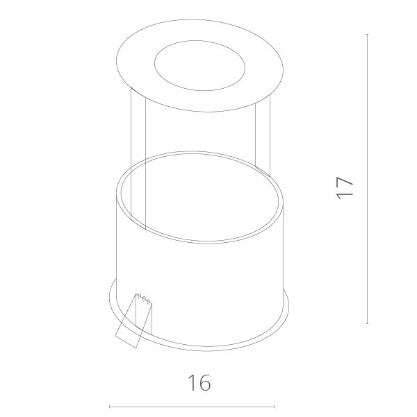Встраиваемый светильник ARTE Lamp A3120PL-1WH Встраиваемый светильник ARTE Lamp A3120PL-1WH