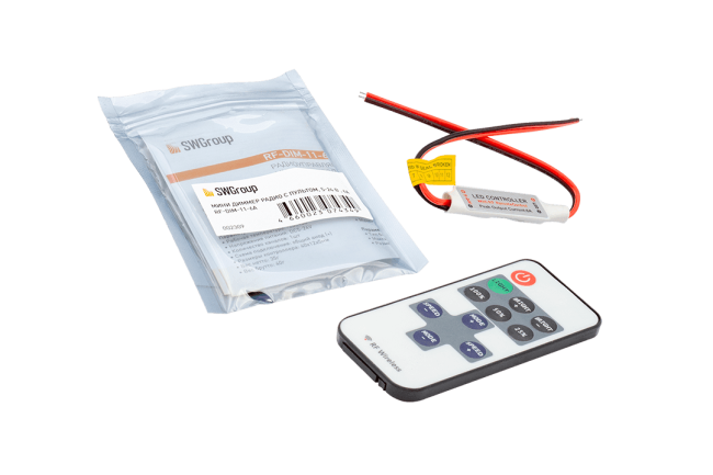 Диммер для ленты SWG RF-DIM-11-6A 002309 Диммер для ленты SWG RF-DIM-11-6A 002309