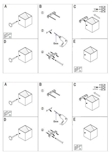 Настенный светильник DesignLed GW-9201A-5-WH-WW 001806