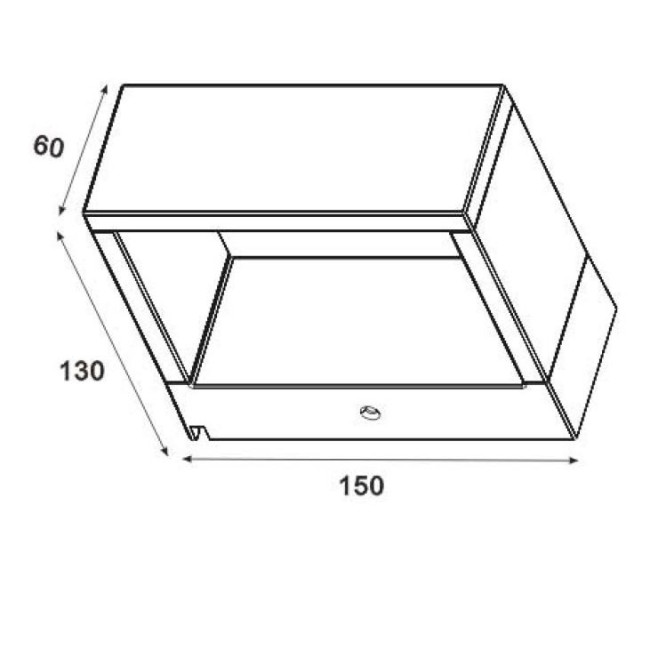 Уличный настенный светодиодный светильник Lucide Goa 28857/06/30 Уличный настенный светодиодный светильник Lucide Goa 28857/06/30