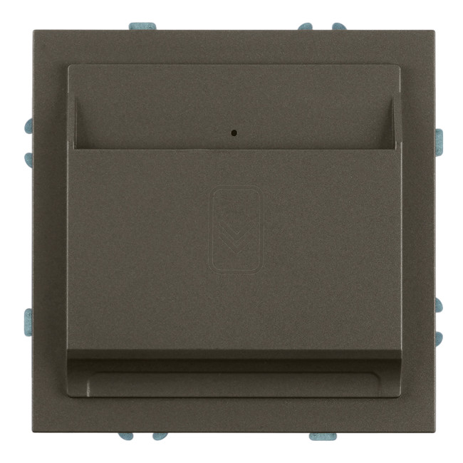 Выключатель карточный Stekker Эмили RSW40-5114-09 антрацит, soft touch 50701